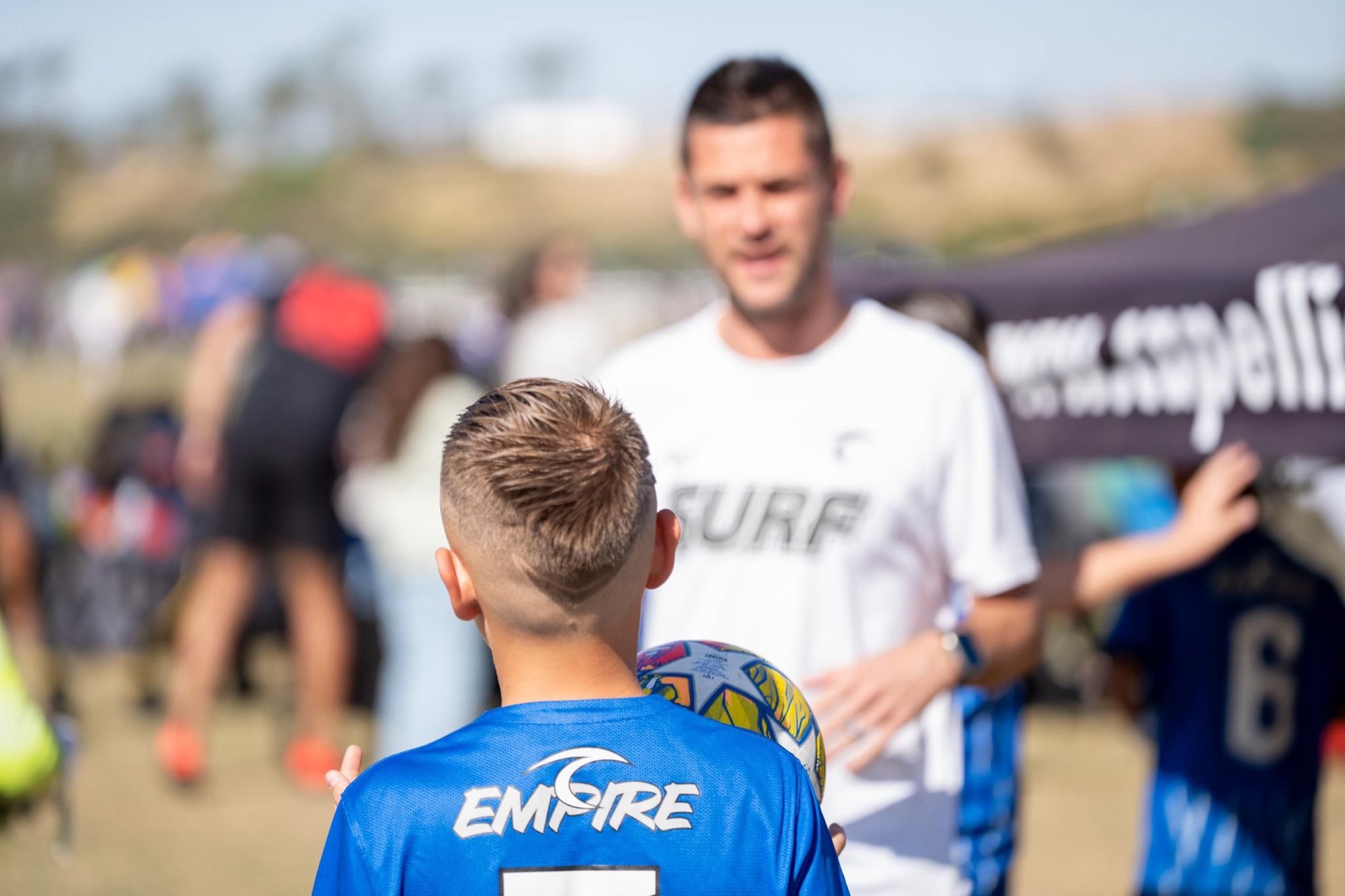 Semi-private youth soccer training with Coach Lee